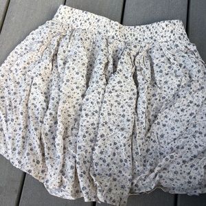 Off white skater skirt
